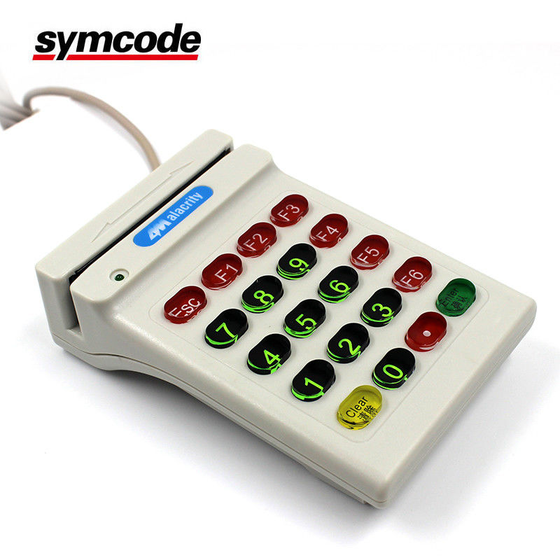 USB Card Skimmer Magnetic Stripe Reader 76 Record Characters For Supermarket